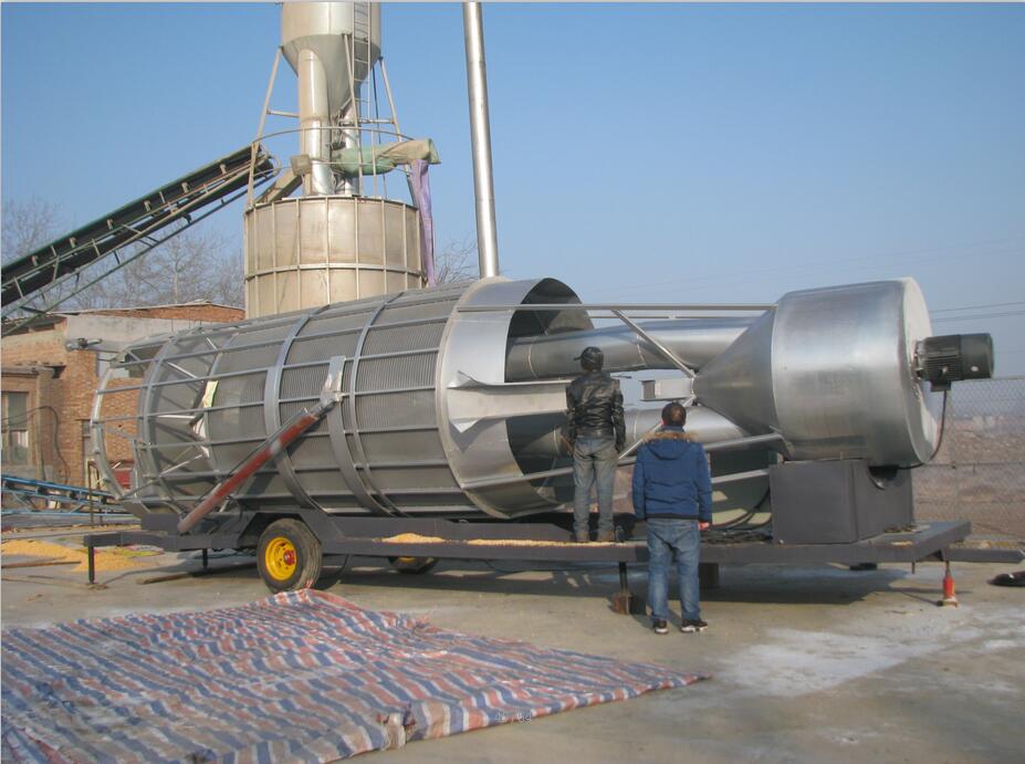 小型移動式糧食烘干機烘干塔